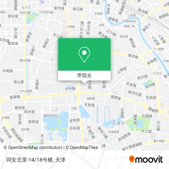 同安北里-14/18号楼地图