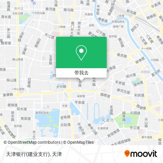天津银行(建业支行)地图