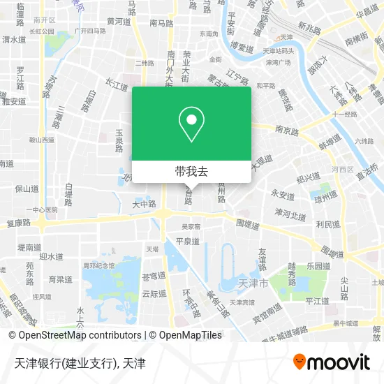 天津银行(建业支行)地图