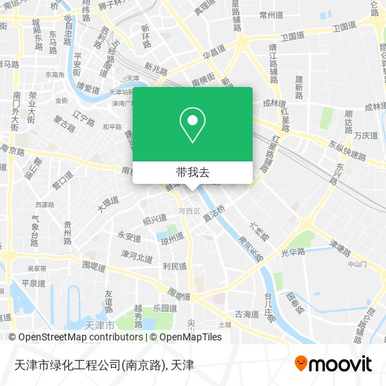 天津市绿化工程公司(南京路)地图