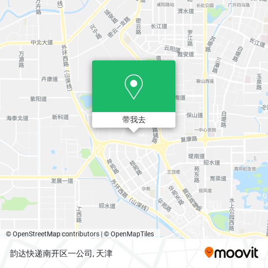 韵达快递南开区一公司地图