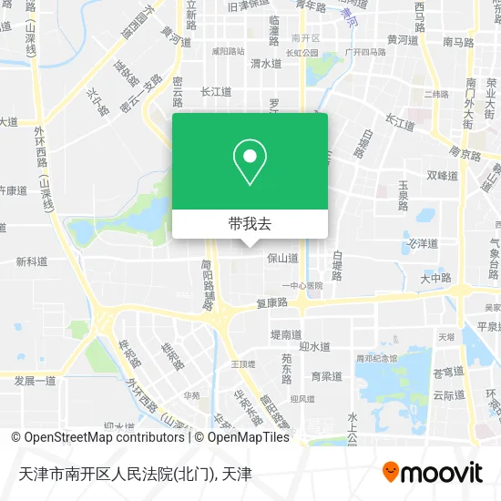 天津市南开区人民法院(北门)地图
