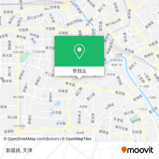 新疆路地图