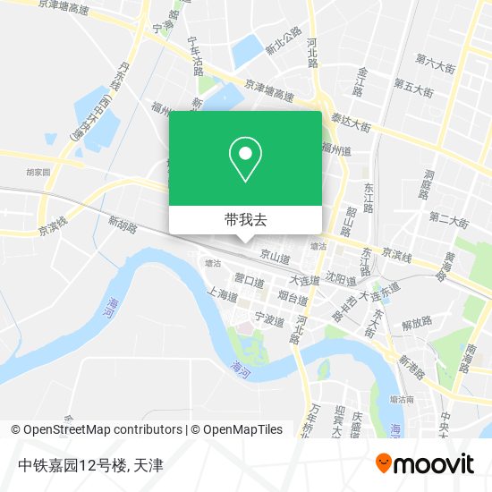 中铁嘉园12号楼地图