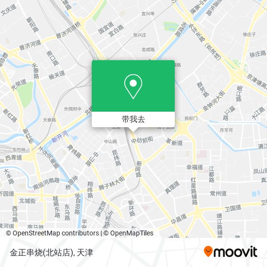 金正串烧(北站店)地图