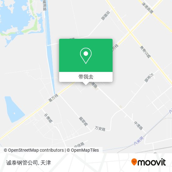 诚泰钢管公司地图