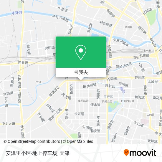 安泽里小区-地上停车场地图