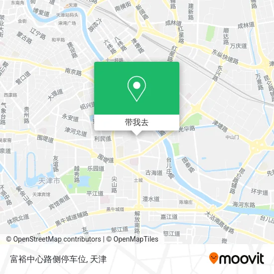 富裕中心路侧停车位地图