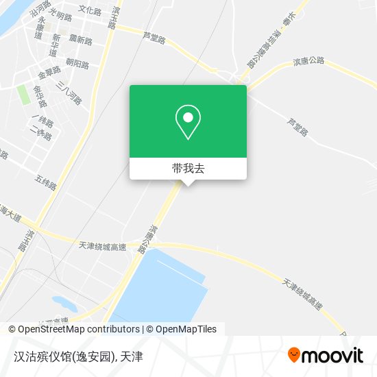 汉沽殡仪馆(逸安园)地图