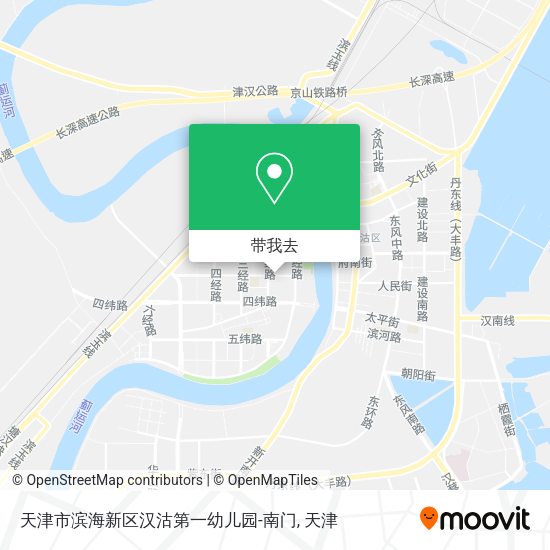 天津市滨海新区汉沽第一幼儿园-南门地图