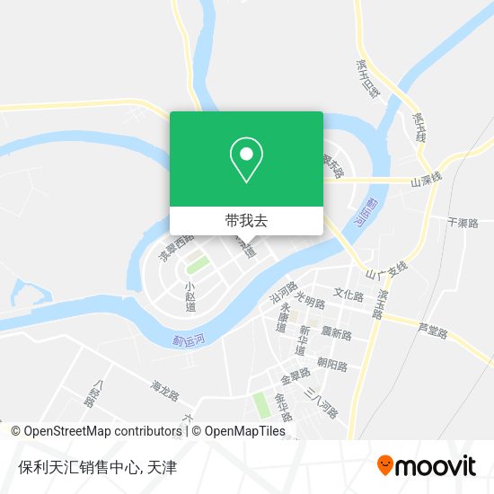 保利天汇销售中心地图