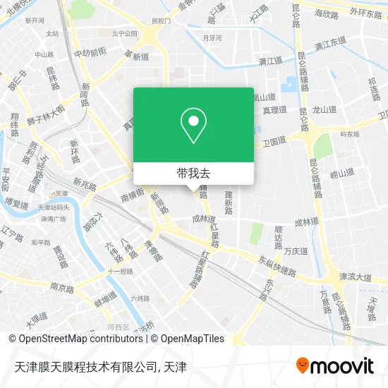天津膜天膜程技术有限公司地图