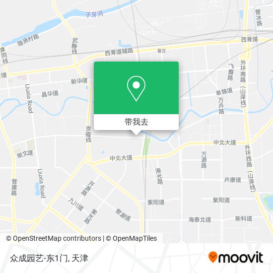 众成园艺-东1门地图