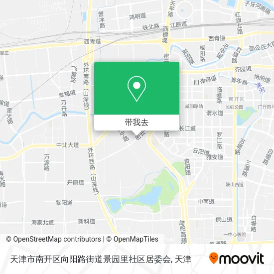 天津市南开区向阳路街道景园里社区居委会地图