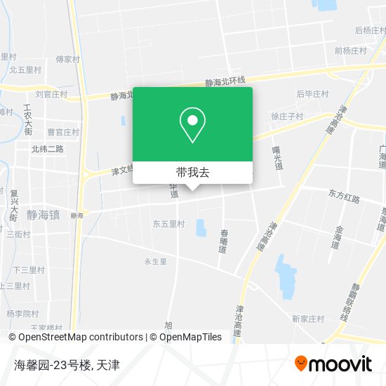 海馨园-23号楼地图