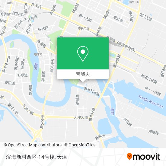 滨海新村西区-14号楼地图