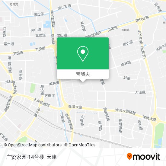 广贤家园-14号楼地图
