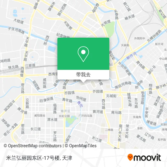 米兰弘丽园东区-17号楼地图