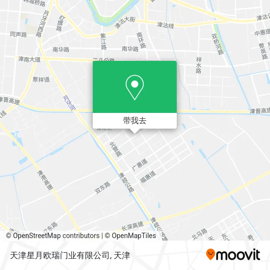天津星月欧瑞门业有限公司地图