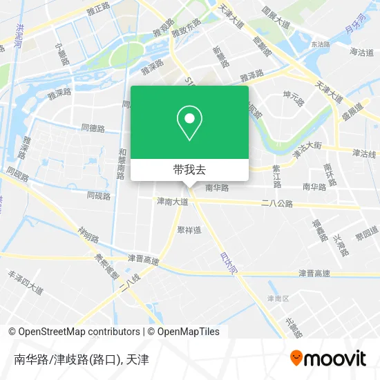南华路/津歧路(路口)地图