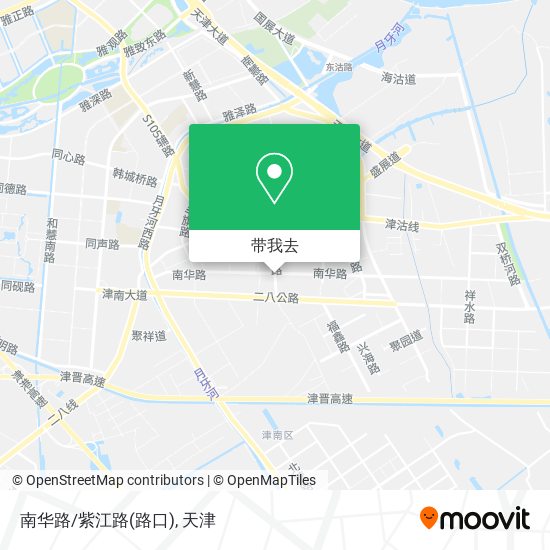 南华路/紫江路(路口)地图