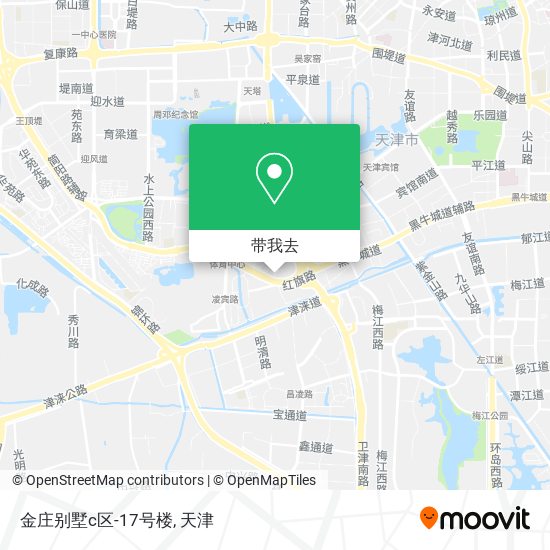 金庄别墅c区-17号楼地图