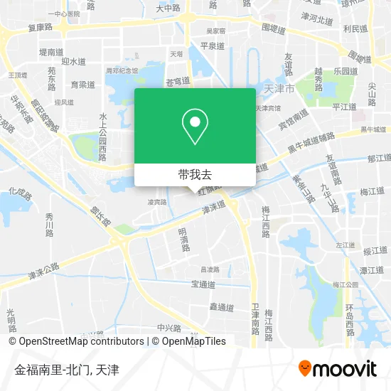 金福南里-北门地图