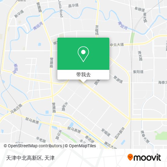 天津中北高新区地图
