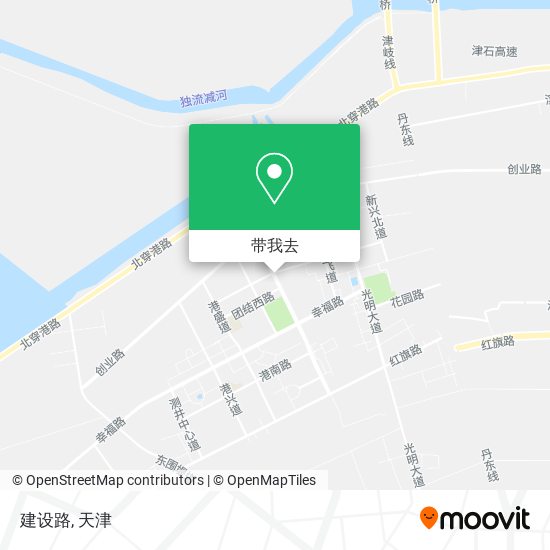 建设路地图