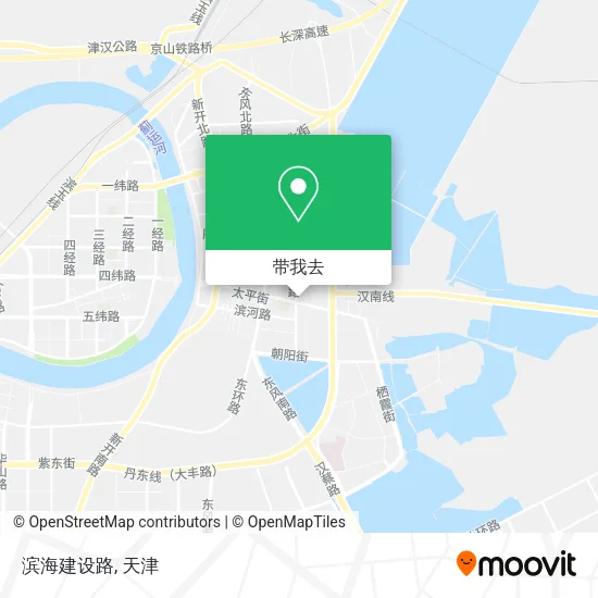 滨海建设路地图