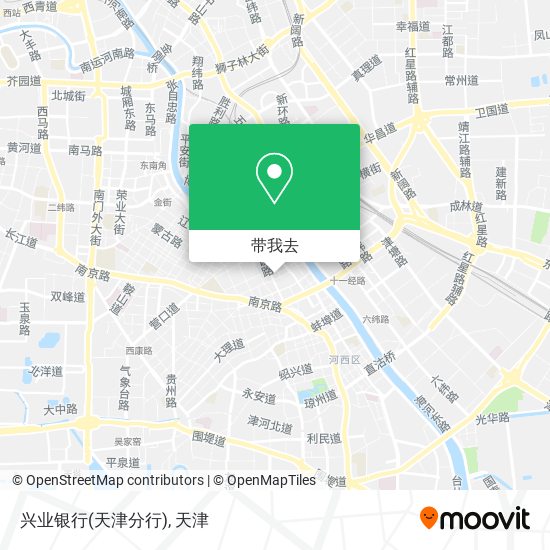 兴业银行(天津分行)地图