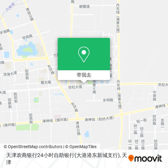 天津农商银行24小时自助银行(大港港东新城支行)地图