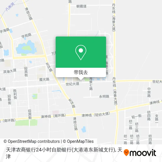 天津农商银行24小时自助银行(大港港东新城支行)地图