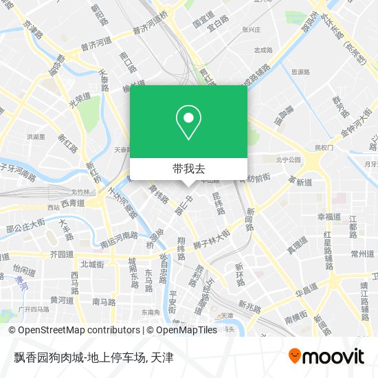 飘香园狗肉城-地上停车场地图