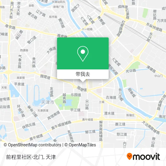前程里社区-北门地图