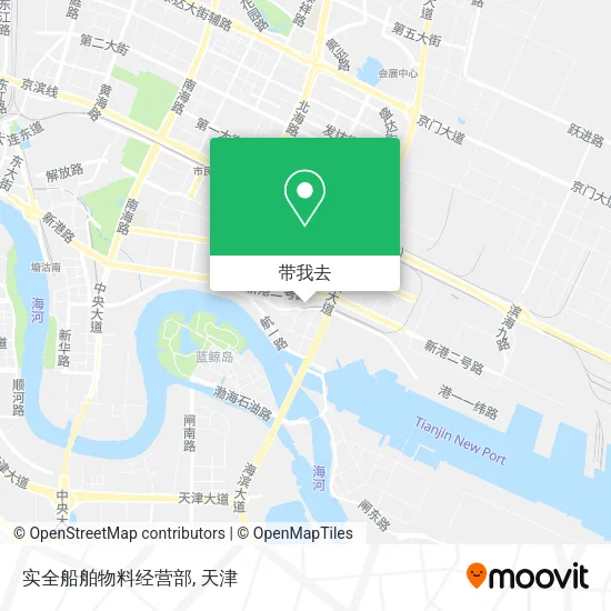 实全船舶物料经营部地图