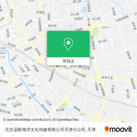 北京远航海洋文化传媒有限公司天津分公司地图