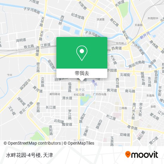 水畔花园-4号楼地图