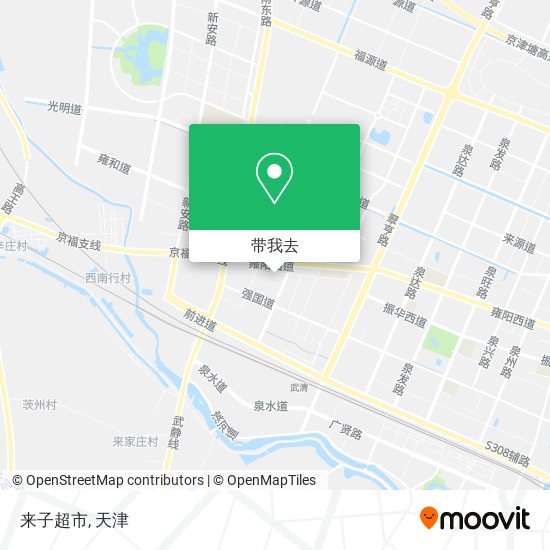 来子超市地图