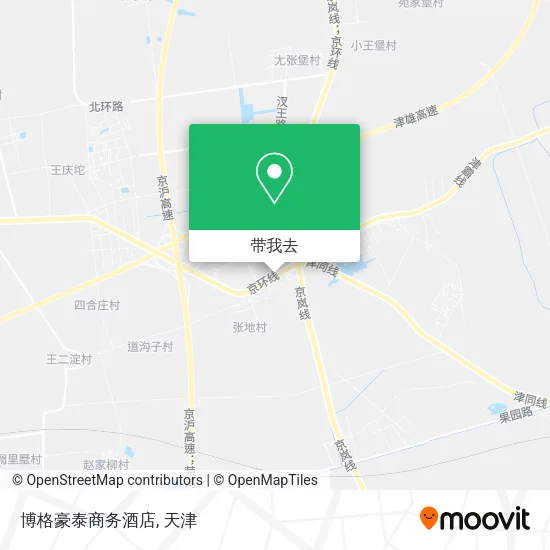 博格豪泰商务酒店地图