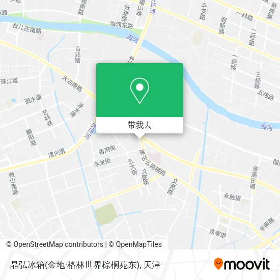 晶弘冰箱(金地·格林世界棕榈苑东)地图