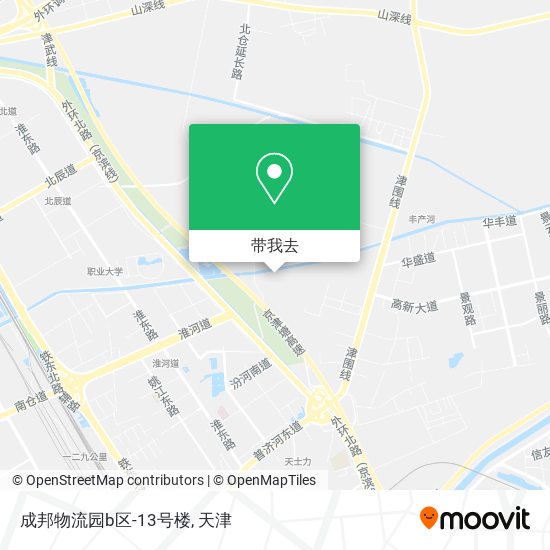 成邦物流园b区-13号楼地图