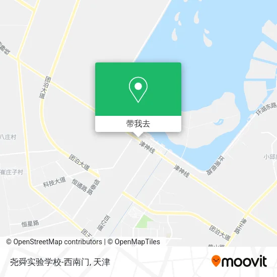 尧舜实验学校-西南门地图