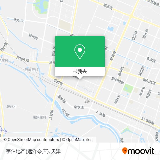 宇信地产(远洋奈店)地图