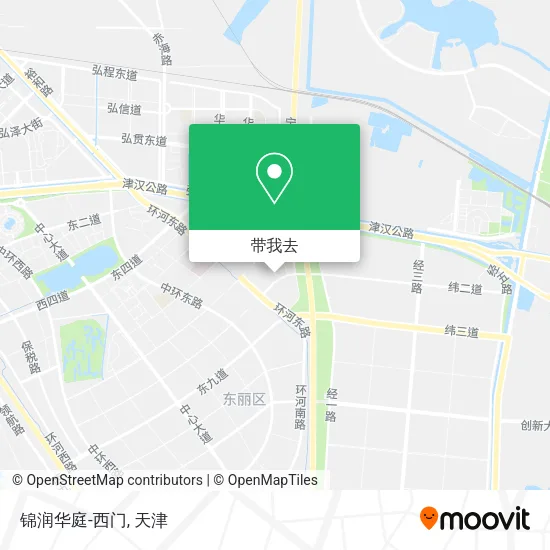 锦润华庭-西门地图