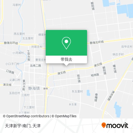 天津新宇-南门地图