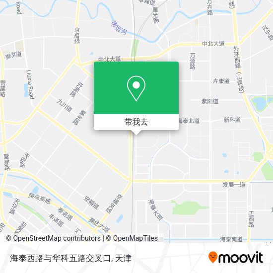 海泰西路与华科五路交叉口地图