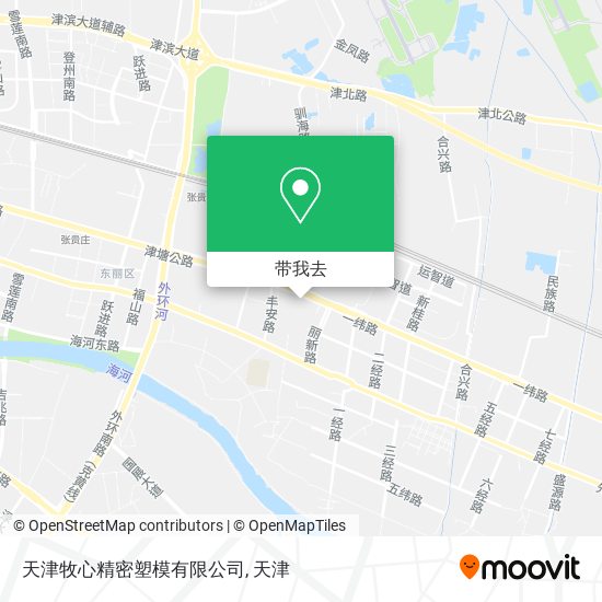 天津牧心精密塑模有限公司地图