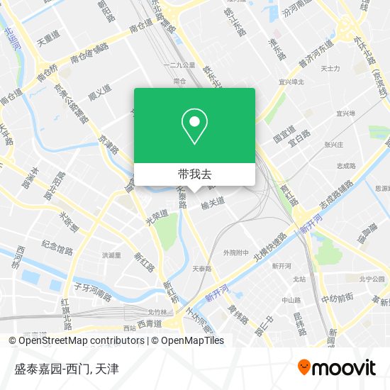 盛泰嘉园-西门地图