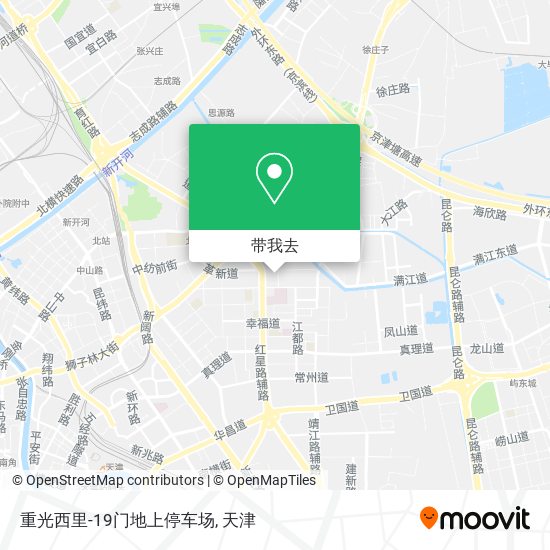 重光西里-19门地上停车场地图